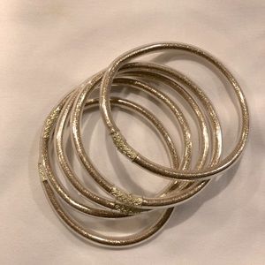 Liquid Rose Gold Bracelets-Set of 5 EUC